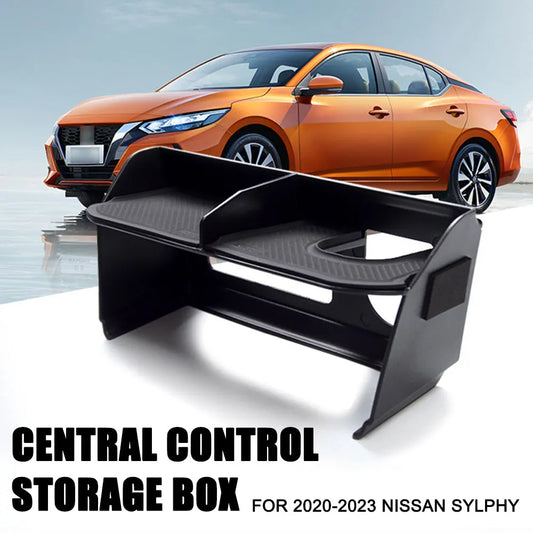 Für Nissan Sentra Center Konsole Organizer Fach Auto Armlehne Box