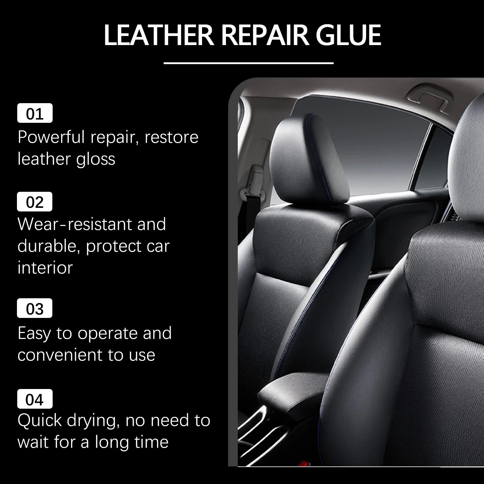 Leder Reparatur Flüssigkeit 30ml – SwissGlanzGarage Ansicht 5