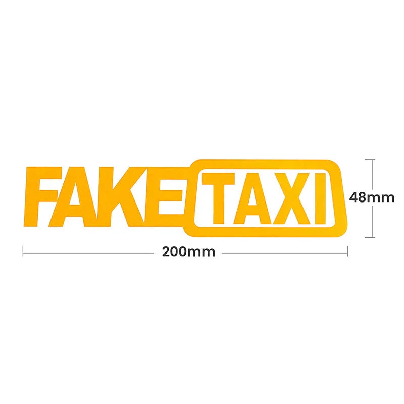 FAKE TAXI Auto Aufkleber Set – SwissGlanzGarage Ansicht 3