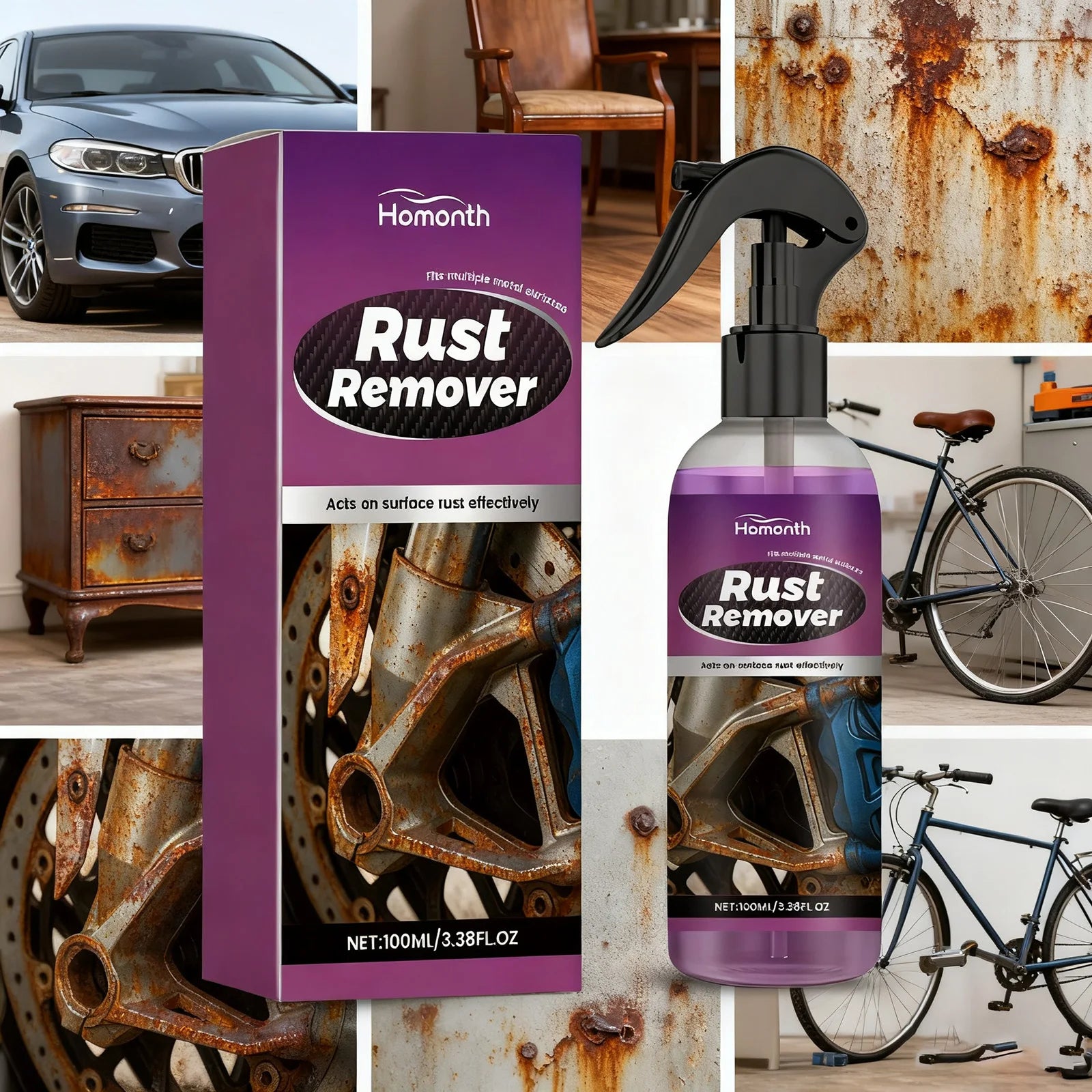 Rostentferner-Spray 100ml Felgen Chassis Karosserie | SwissGlanzGarage
