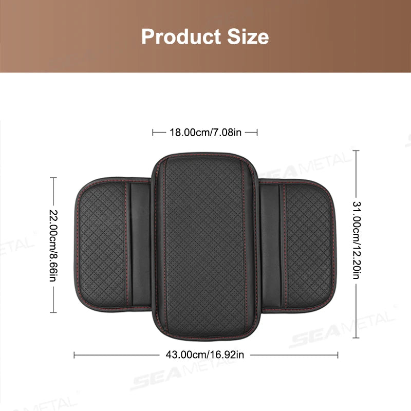 Armlehnen-Pad aus Leder mit Memory Foam – SwissGlanzGarage Ansicht 6