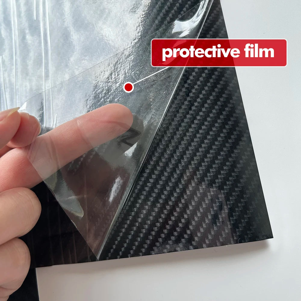 9D Carbon-Faser Auto-Aufkleber Schwarz – SwissGlanzGarage Ansicht 4