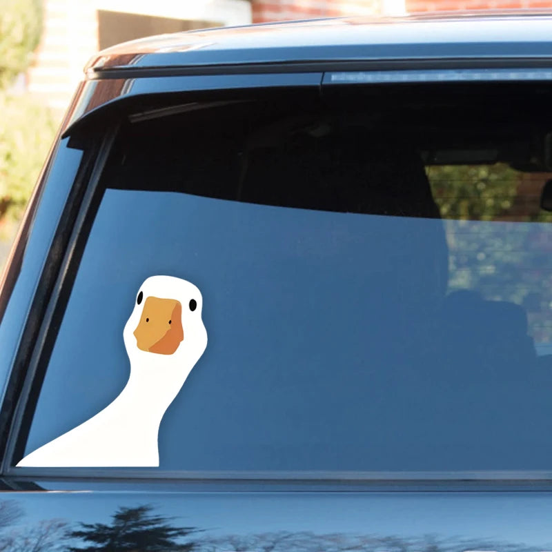 Wetterfester Enten-Aufkleber – SwissGlanzGarage Ansicht 3