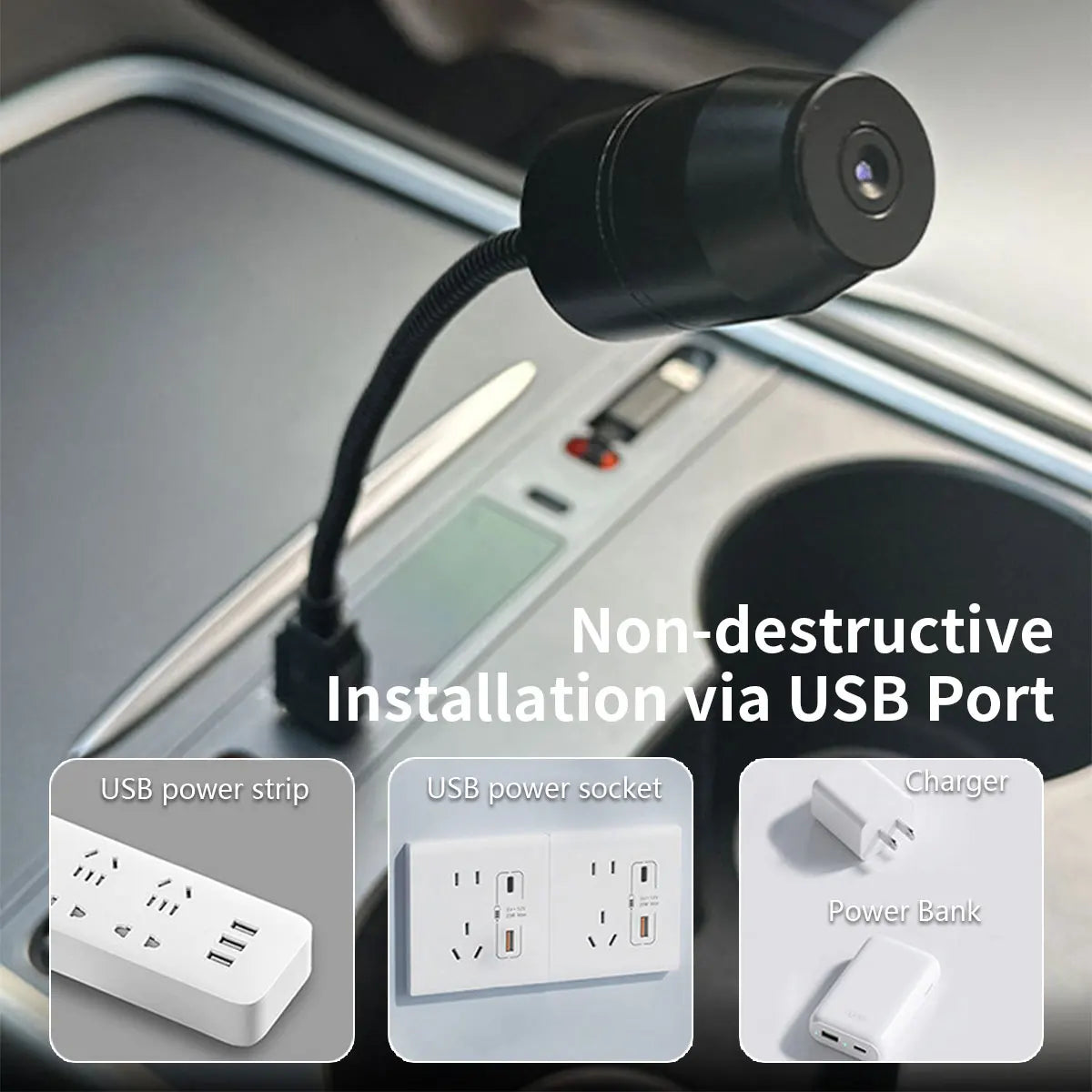 Auto-Innenraumbeleuchtung Dach-Sternenlicht USB LED