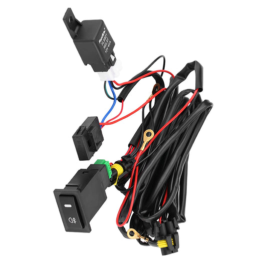 12V Universal Auto LED Nebelscheinwerfer Schalter Set – SwissGlanzGarage Ansicht 2