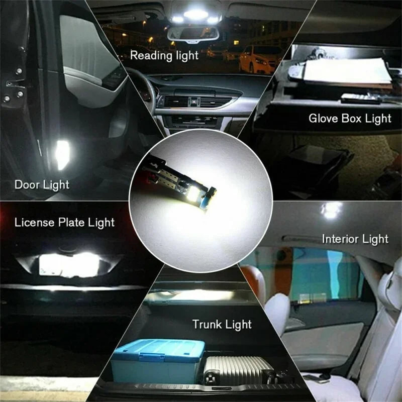 T10 W5W Canbus LED-Birne 15 SMD Weiss – SwissGlanzGarage Ansicht 6