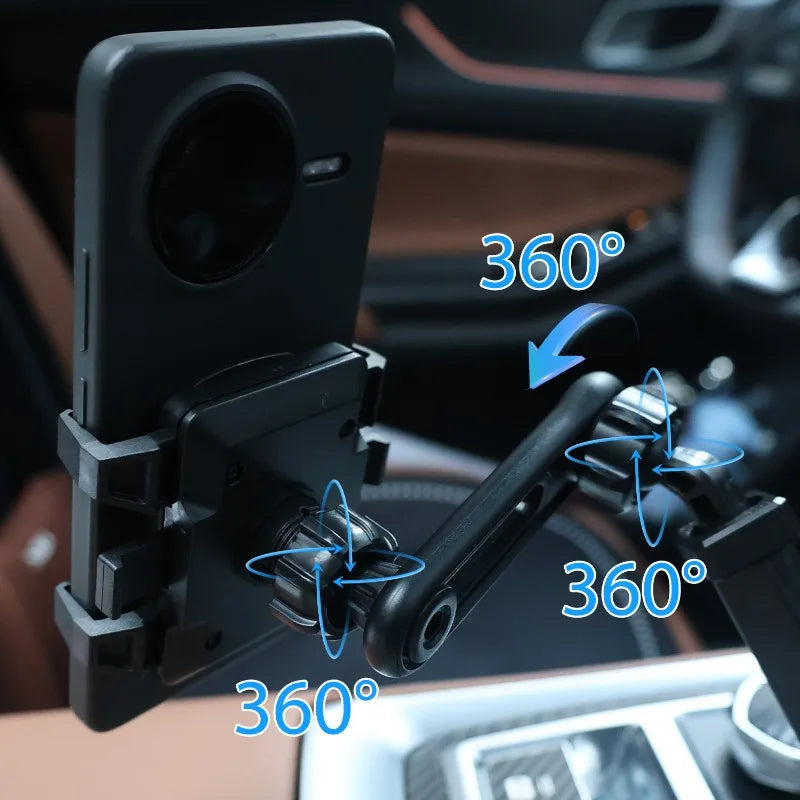 Verstellbare Auto-Handyhalterung mit Kugelkopf – SwissGlanzGarage Ansicht 3