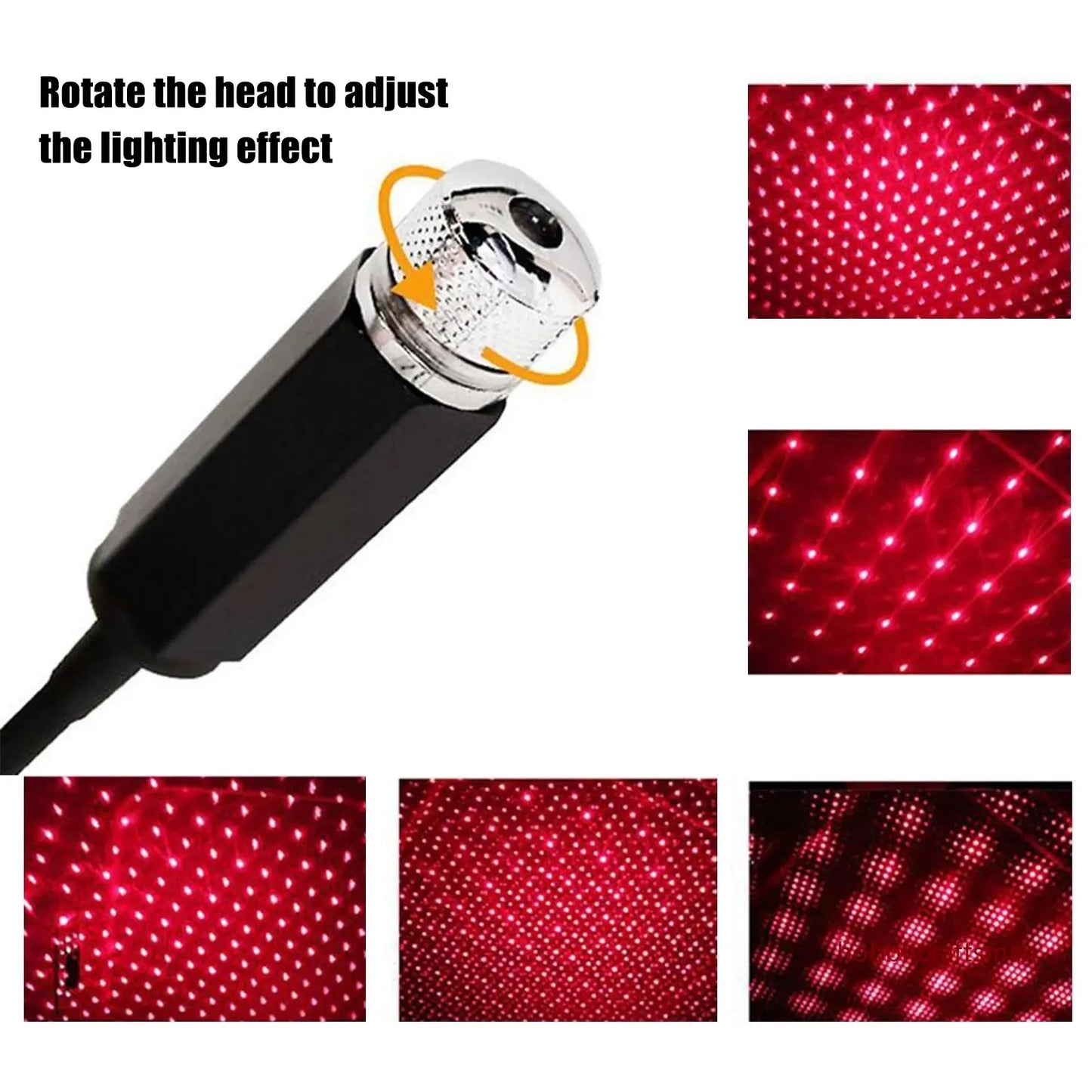 USB LED Auto Sternenhimmel Projektor – SwissGlanzGarage Ansicht 4