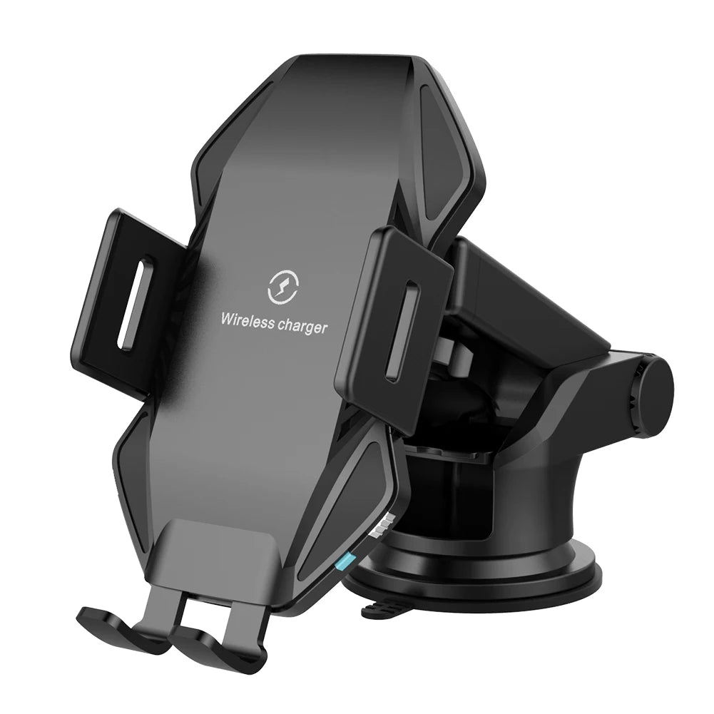 15 W Schnellladung Auto Drahtloses Ladegerät Armaturenbrett Lüftungsschlitze Telefon Ladehalter 360 Rotation für iPho...