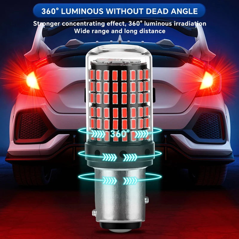 YiRui 12-48V LED Birnen BA15 Set – SwissGlanzGarage Ansicht 5