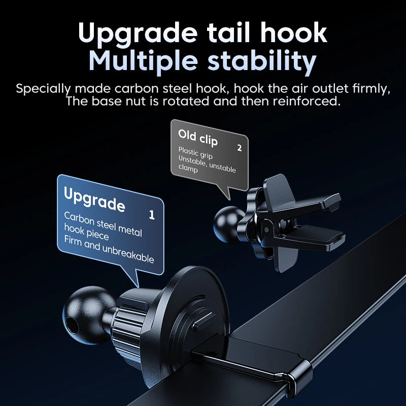 Universal Auto Drahtlose Ladegerät Auto Auto Halterung Telefon Halter Stehen 15W Schnelle Lade Für iPhone Xiaomi Sams...