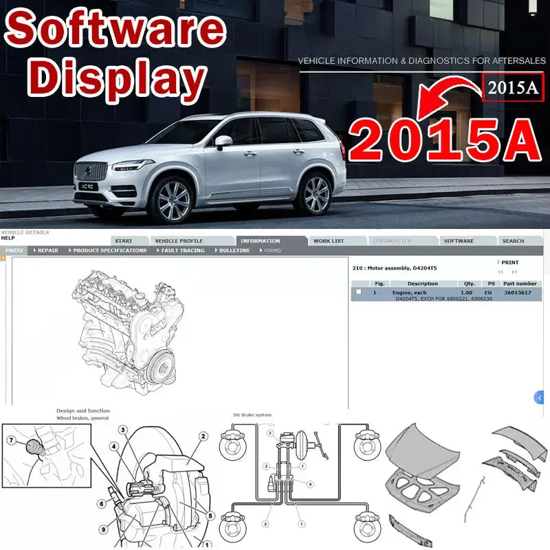 OBD2-Diagnosegerät V165 für Volvo & Toyota – SwissGlanzGarage Ansicht 3