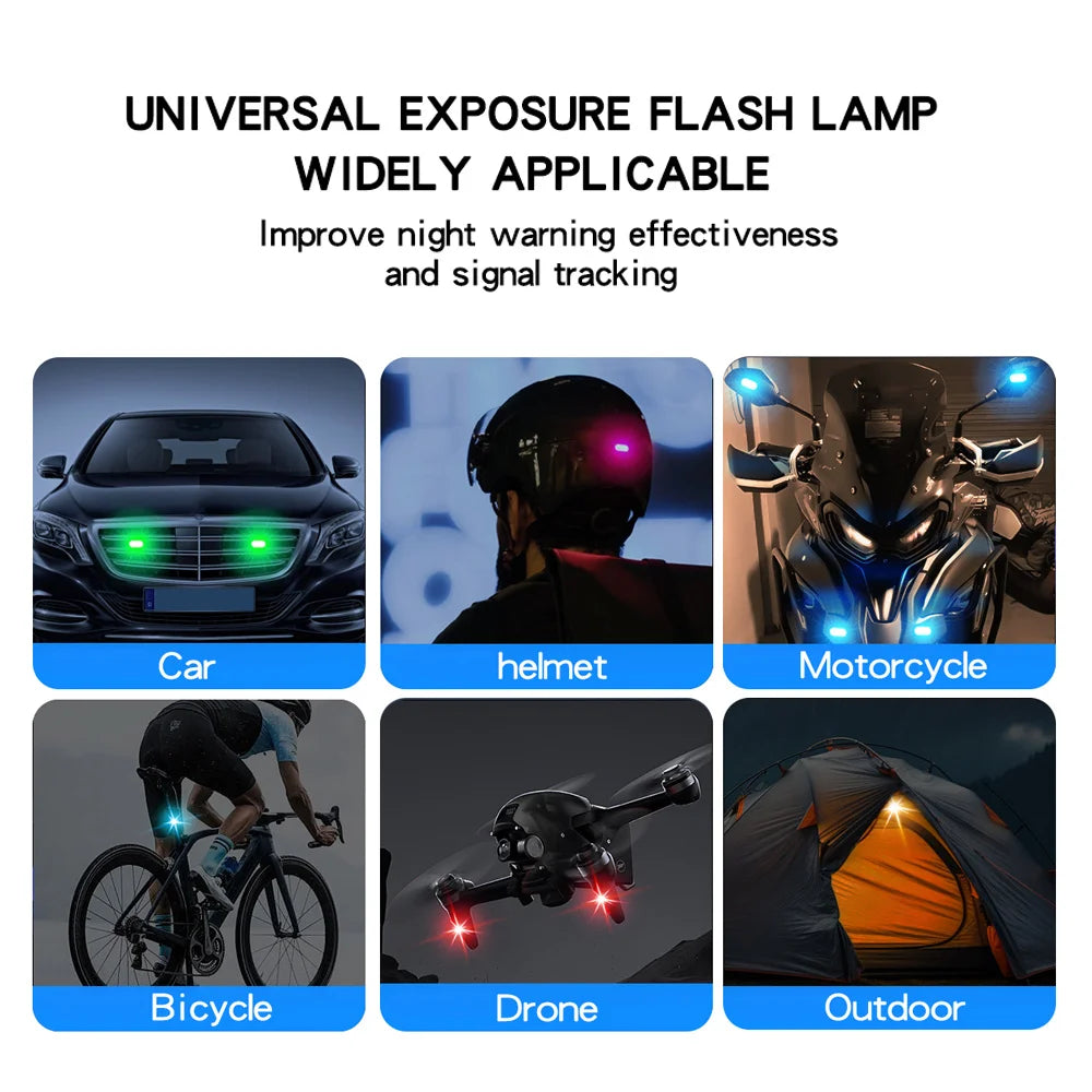 Kabellose LED-Strobelampen für Auto-Innenraum, 8 Farben – SwissGlanzGarage Ansicht 4