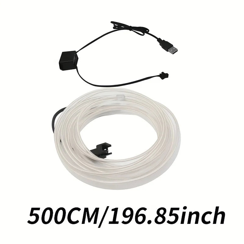Auto Innen Licht LED Streifen 5M USB Auto Dekoration Umgebungs Lampe