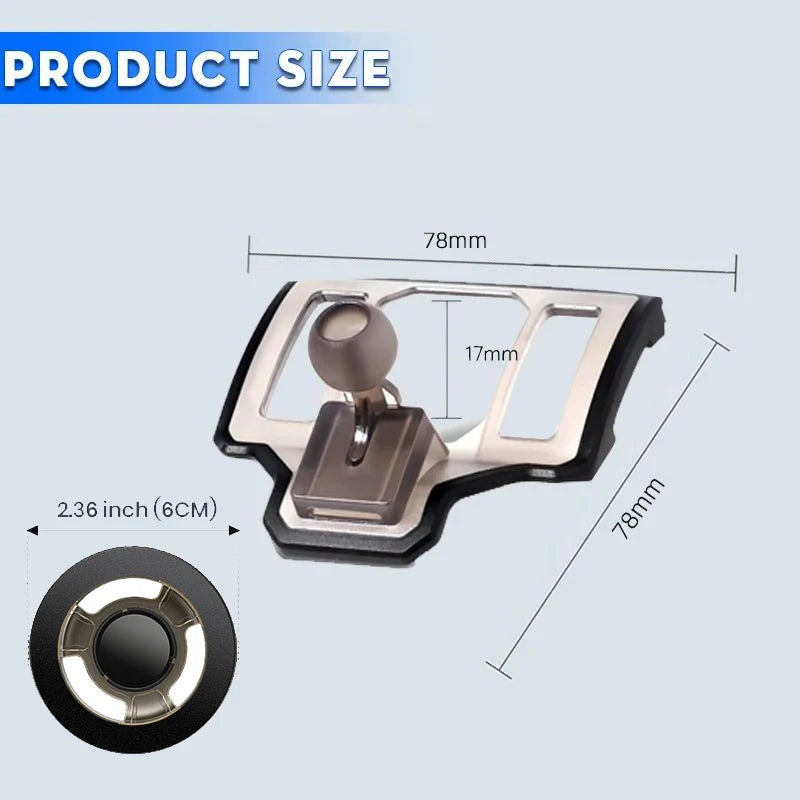 Magnetische drahtlose lade Auto Telefon Halter Für Toyota RAV4 2020 2021 2022 2023 2024 Feste Halterung Basis Speziel...