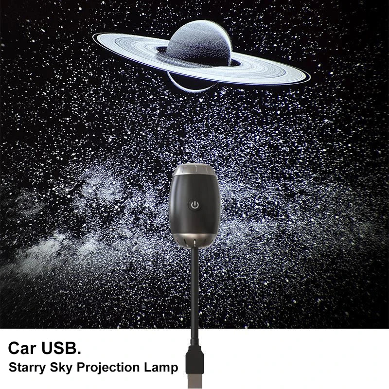 USB LED Sternenhimmel Projektor Galaxy-Lampe – SwissGlanzGarage Ansicht 2