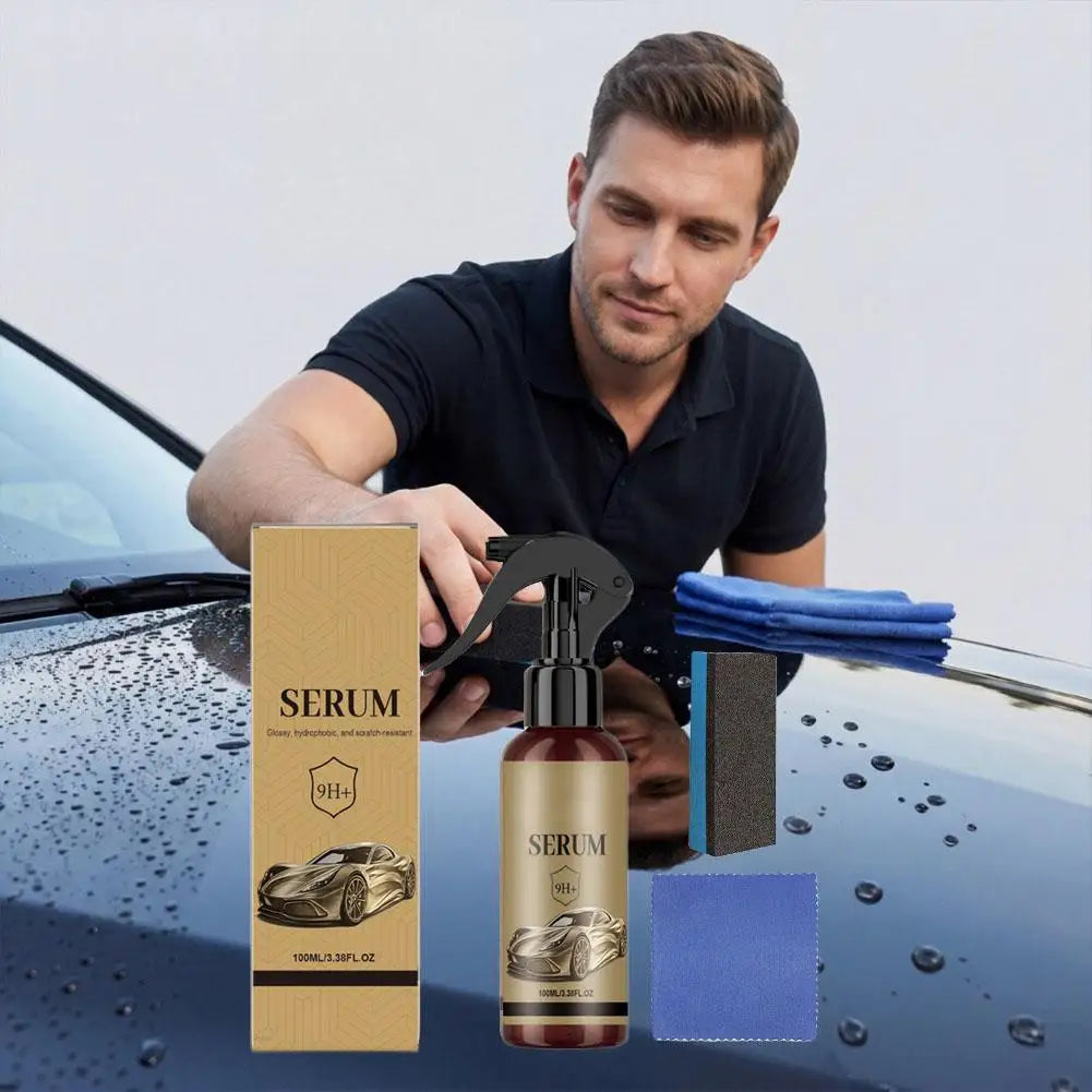 Graphen-Keramikbeschichtungs-Set für Autolackpflege Wasserdicht Hochglanz UV-Schutz Kratzfestigkeit Keramikbeschichtu...