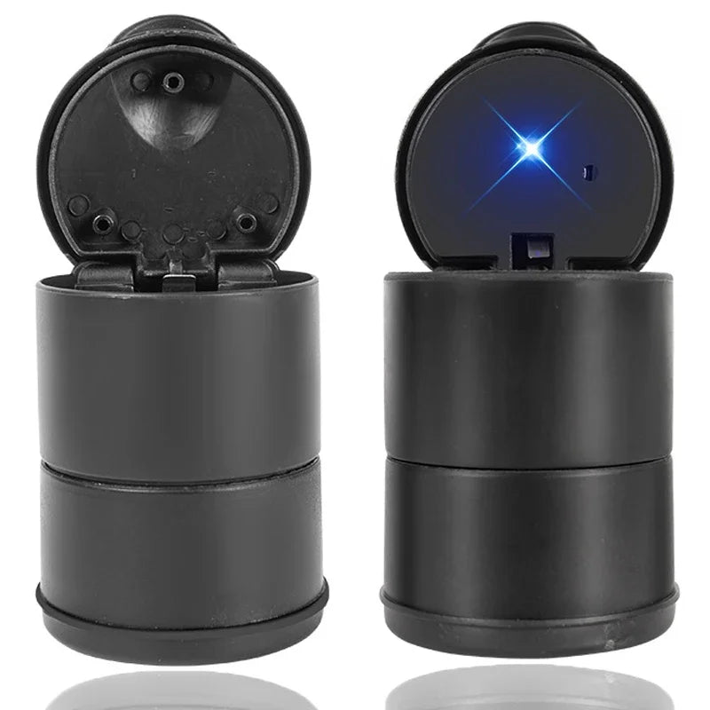 Auto LED Aschenbecher mit Aufbewahrung – SwissGlanzGarage Ansicht 5
