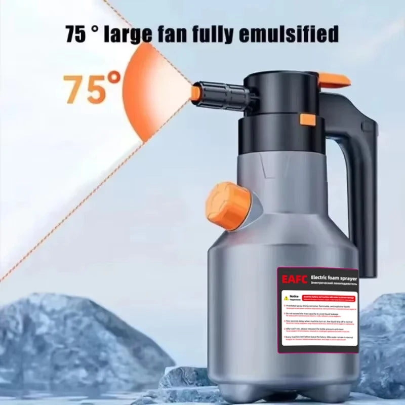 Elektrischer Schaumreiniger Sprayer – SwissGlanzGarage Ansicht 3