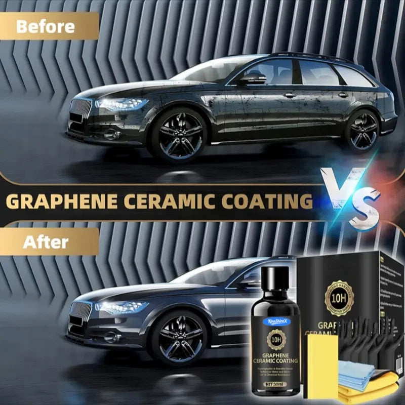 Graphen-Keramikbeschichtung 20H/12H mit Selbstheilung und UV-Tracking-Technologie für professionelle Autopflege, 10+ ...