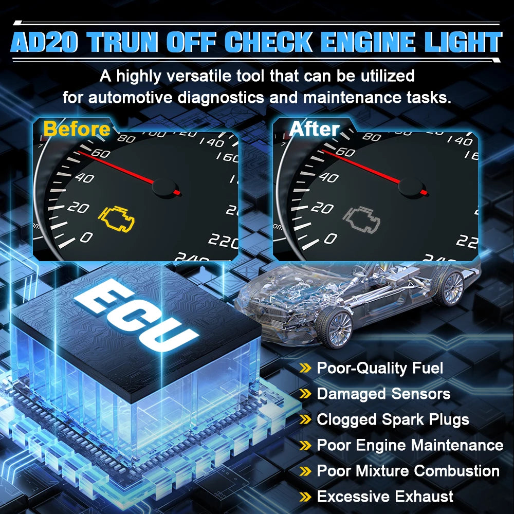 XTOOL Advancer AD20 OBD2 Scanner – SwissGlanzGarage Ansicht 5