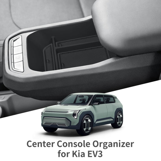 Für Kia EV3 2024-2026 Mittelkonsole Armlehnen-Aufbewahrungsbox ABS