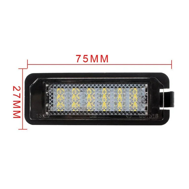 12V LED Kennzeichenbeleuchtung für Skoda Sitz – SwissGlanzGarage Ansicht 3