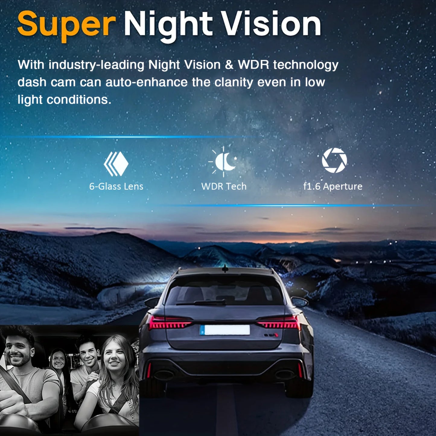 1080P WIFI Dual Kamera Dash Cam – SwissGlanzGarage Ansicht 4
