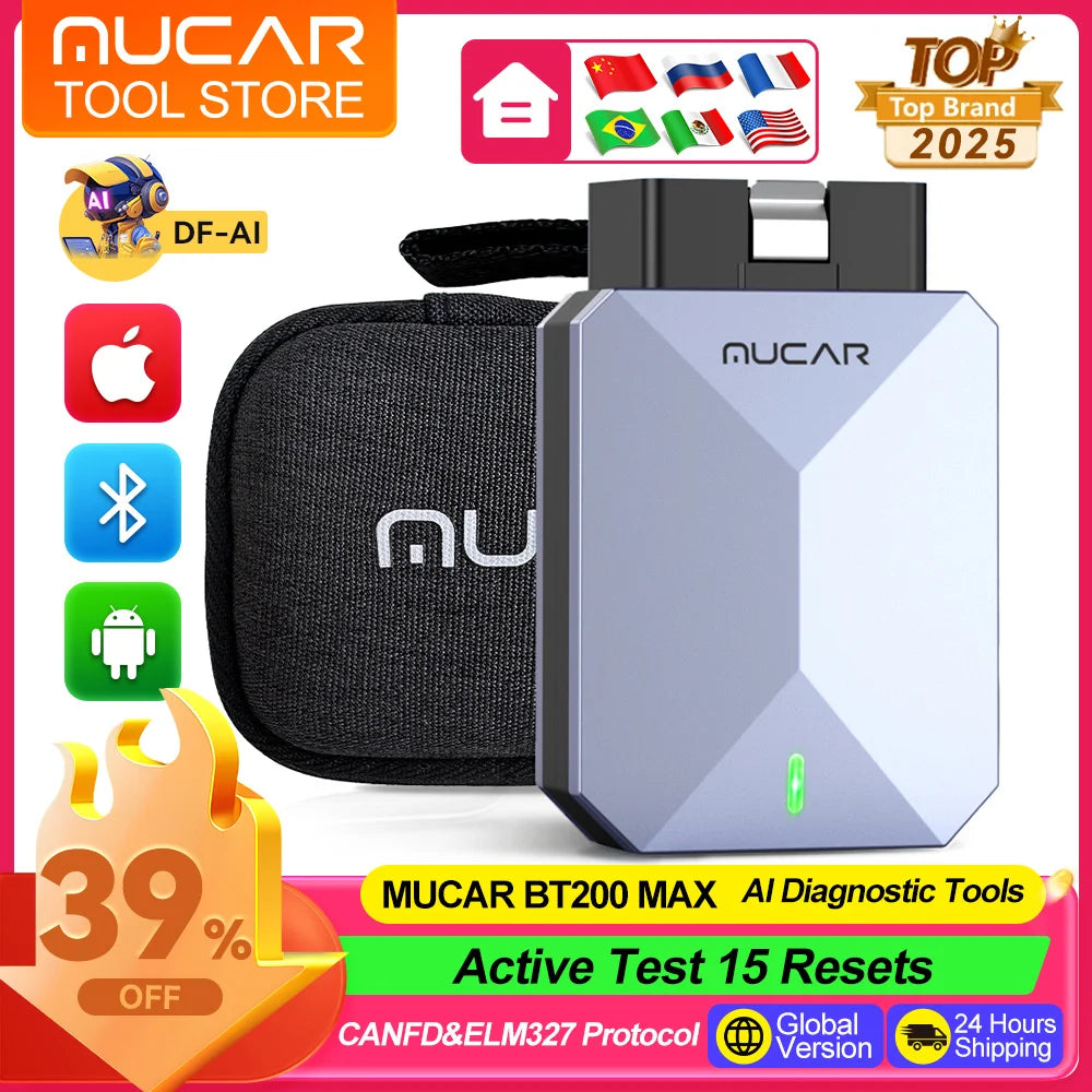 MUCAR BT200 MAX OBD2-Diagnosegerät – SwissGlanzGarage Ansicht 2
