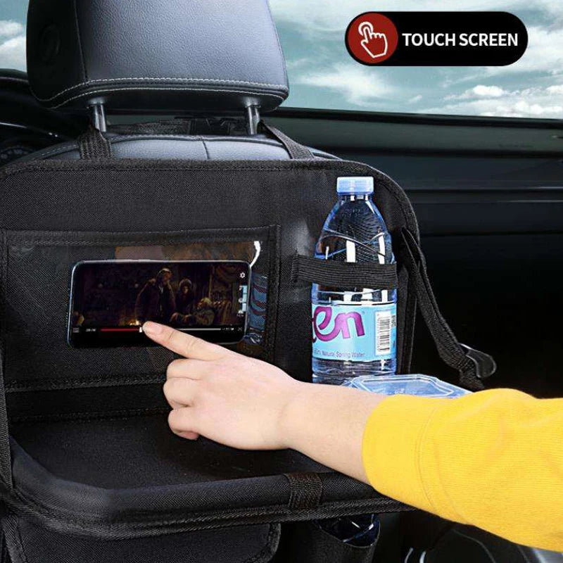 Auto Rücksitz Organizer mit Tablet Halter Autos itz Schutz matte mit