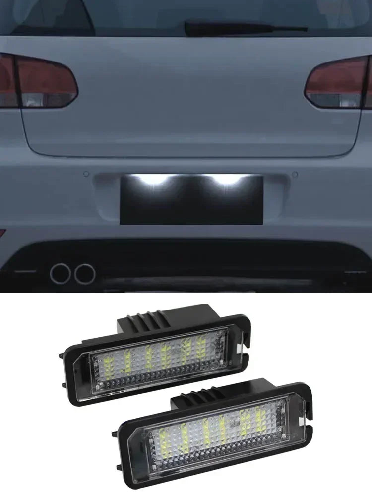 12V LED Kennzeichenbeleuchtung für VW Golf 4 – SwissGlanzGarage Ansicht 5