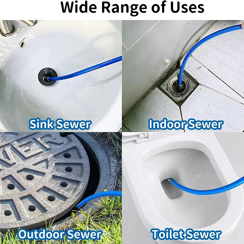 Sewer Drain Water Cleaning Hose Pipe Cleaner for Karcher K -K7 High Pressure Washer Rotating Sewer Jetting Nozzle