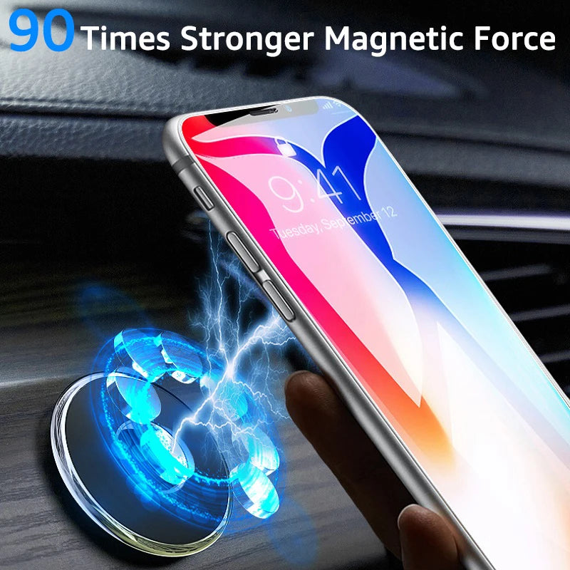 Universeller magnetischer Auto-Handyhalter, runder Magnet-Autohalter, Armaturenbrett-Handyhalterung für iPhone, Xiaom...