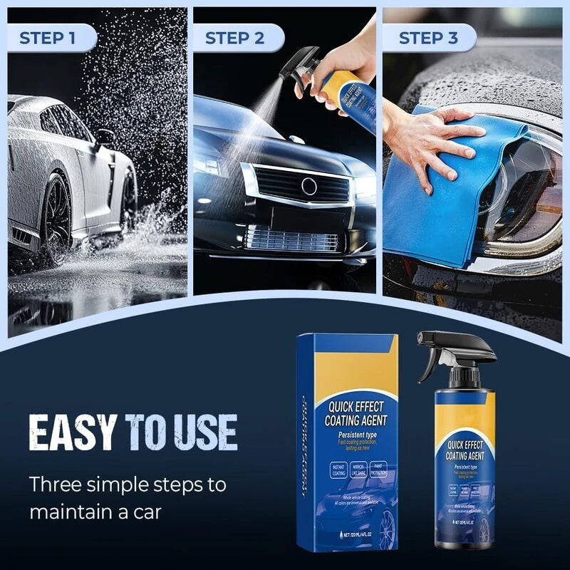 120ML Auto-Beschichtungsspray Keramikbeschichtungsspray für Fahrzeuge Kratzerentferner für hohe Schutzklasse und lang...