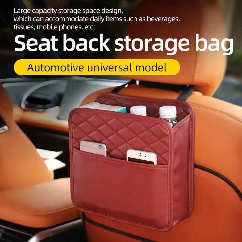 Sitz-Organizer mit Ablagefach braun – SwissGlanzGarage Ansicht 3