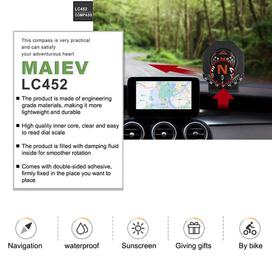 Auto-Kompass mit Neigungsanzeige – SwissGlanzGarage Ansicht 4
