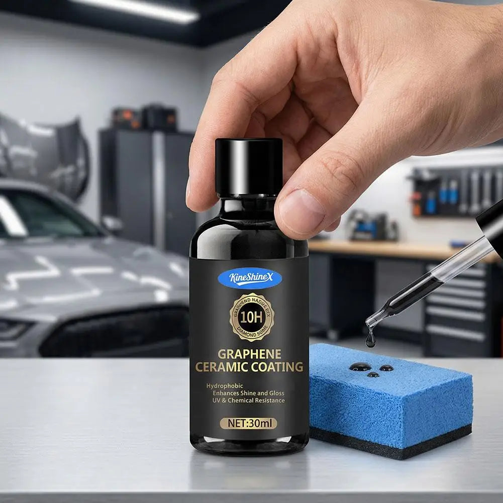 Graphen-Keramikbeschichtungs-Set 10H Härtegrad-Schutz Superhydrophob Fleckenresistent Fortschrittliche UV-Beständigke...