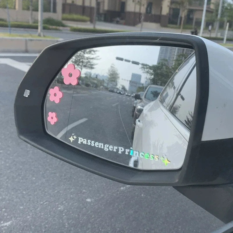 Spiegelaufkleber Passenger Princess – SwissGlanzGarage Ansicht 2