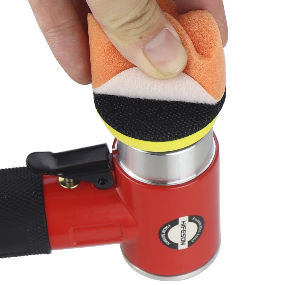 Hifeson Exzenter 90 ° Schleifer Poliers chl eifer Maschine Druckluft werkzeuge pneumatisch angetriebener Polierer Set...