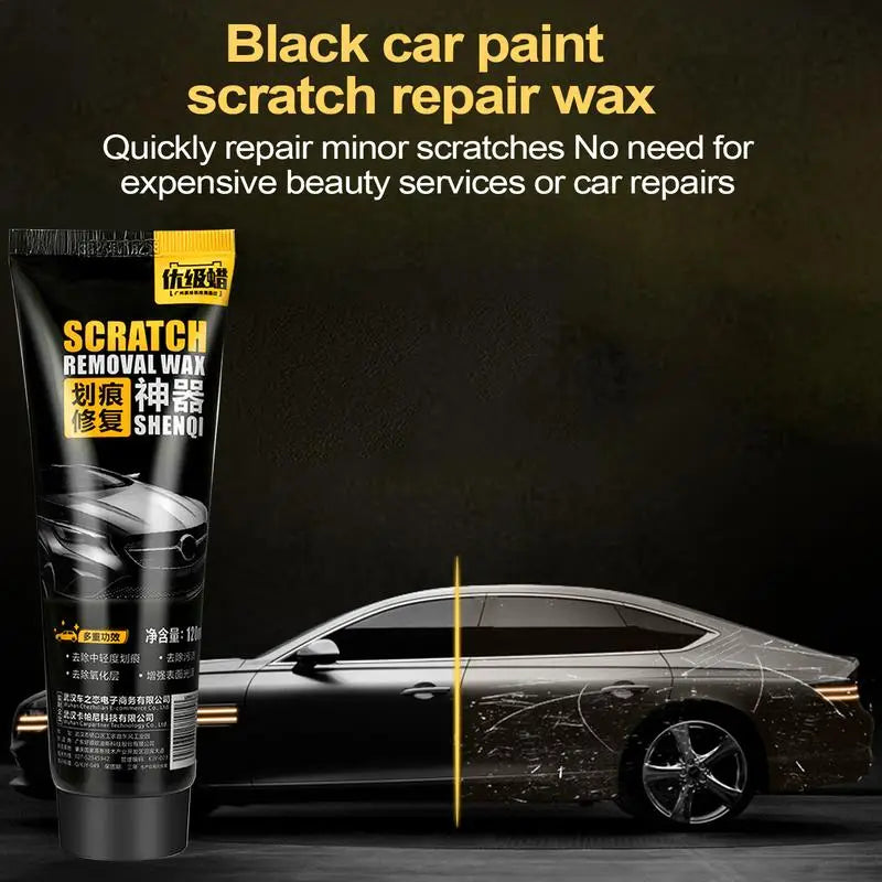 Kratzerentferner für Auto, 120 ml, Farbpolierpaste für Auto, schwarze Fahrzeugfarbe, Polierpaste, professionelle Auto...