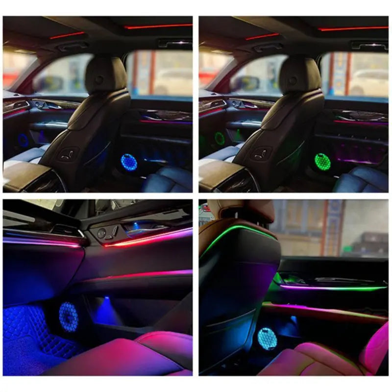 LED Umgebungslicht Auto Innenbeleuchtung Streifen Neon RGB