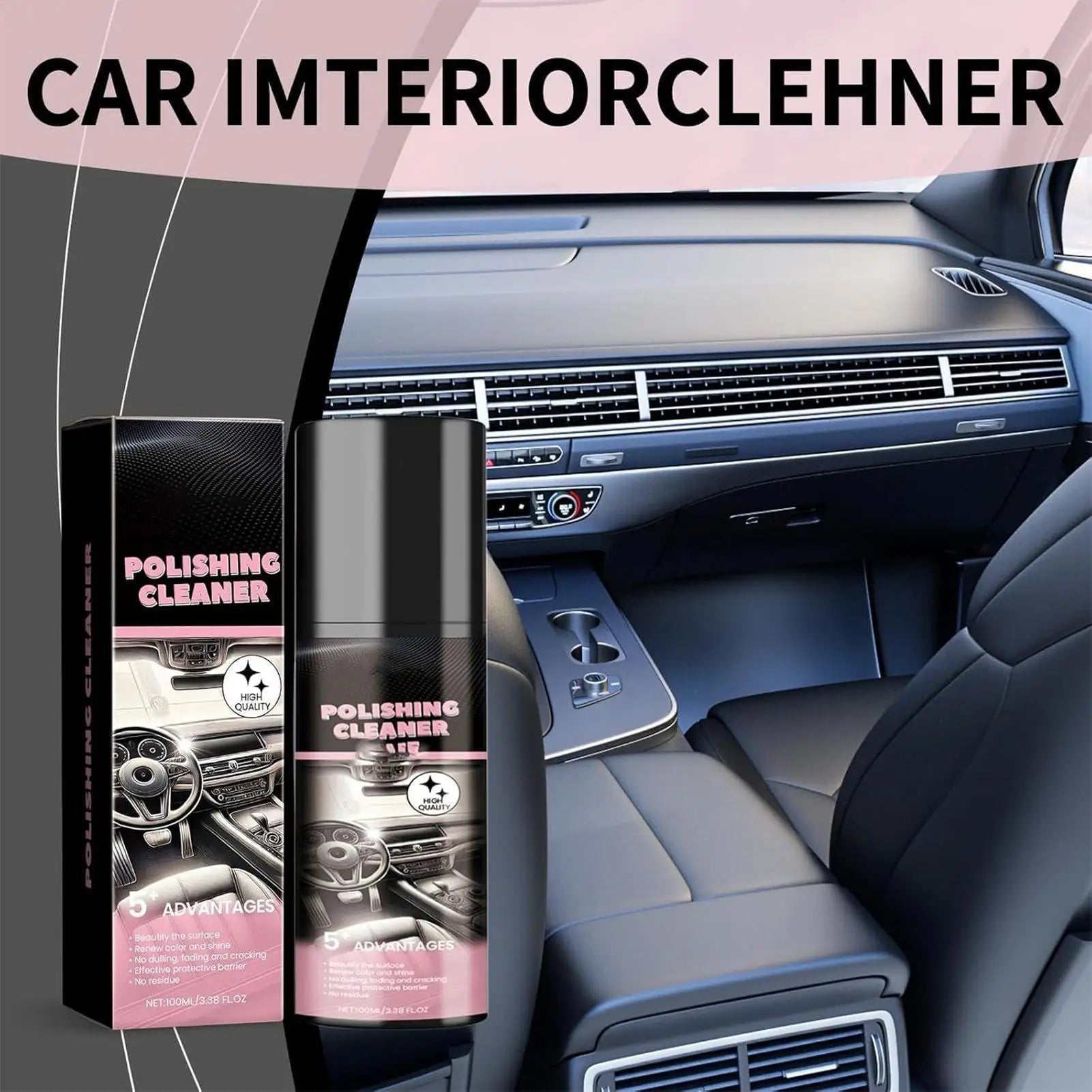 100 ml Auto Innen Polieren Auto Glanz Reiniger Innen Detailer Spray Schützende F