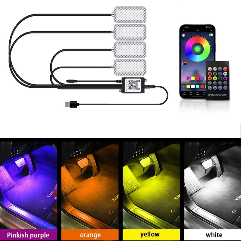 Automotive Innenraum Fußraumbeleuchtung Zubehör Neonlichter LED