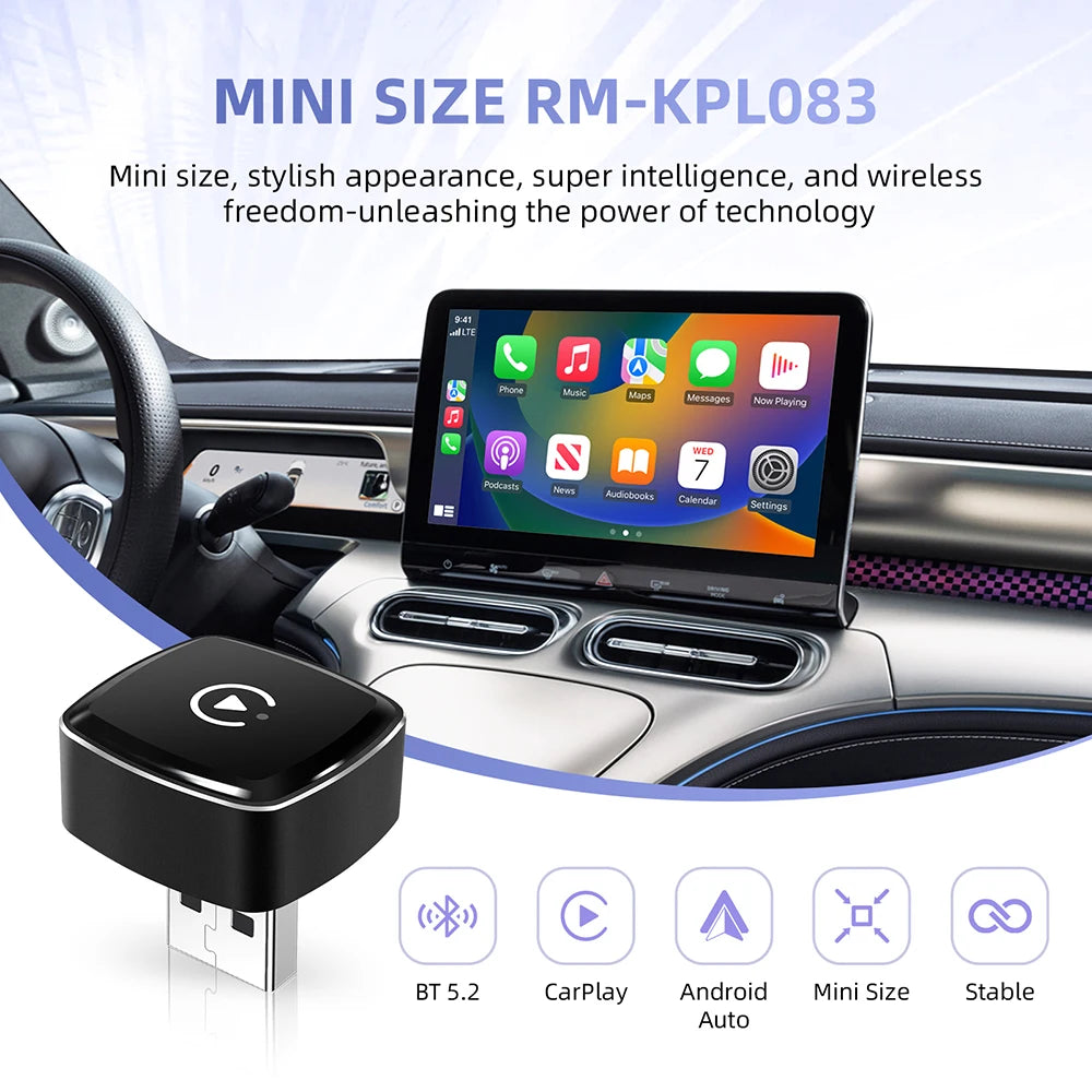 Mini Kabellos 2 In1 Carplay Adapter – SwissGlanzGarage Ansicht 4