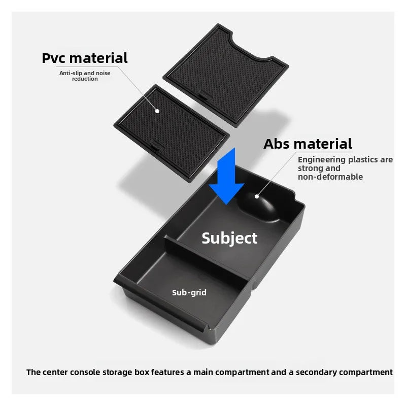 Auto Armlehne Lagerung Box Zubehör Mittelkonsole Ablage Fit