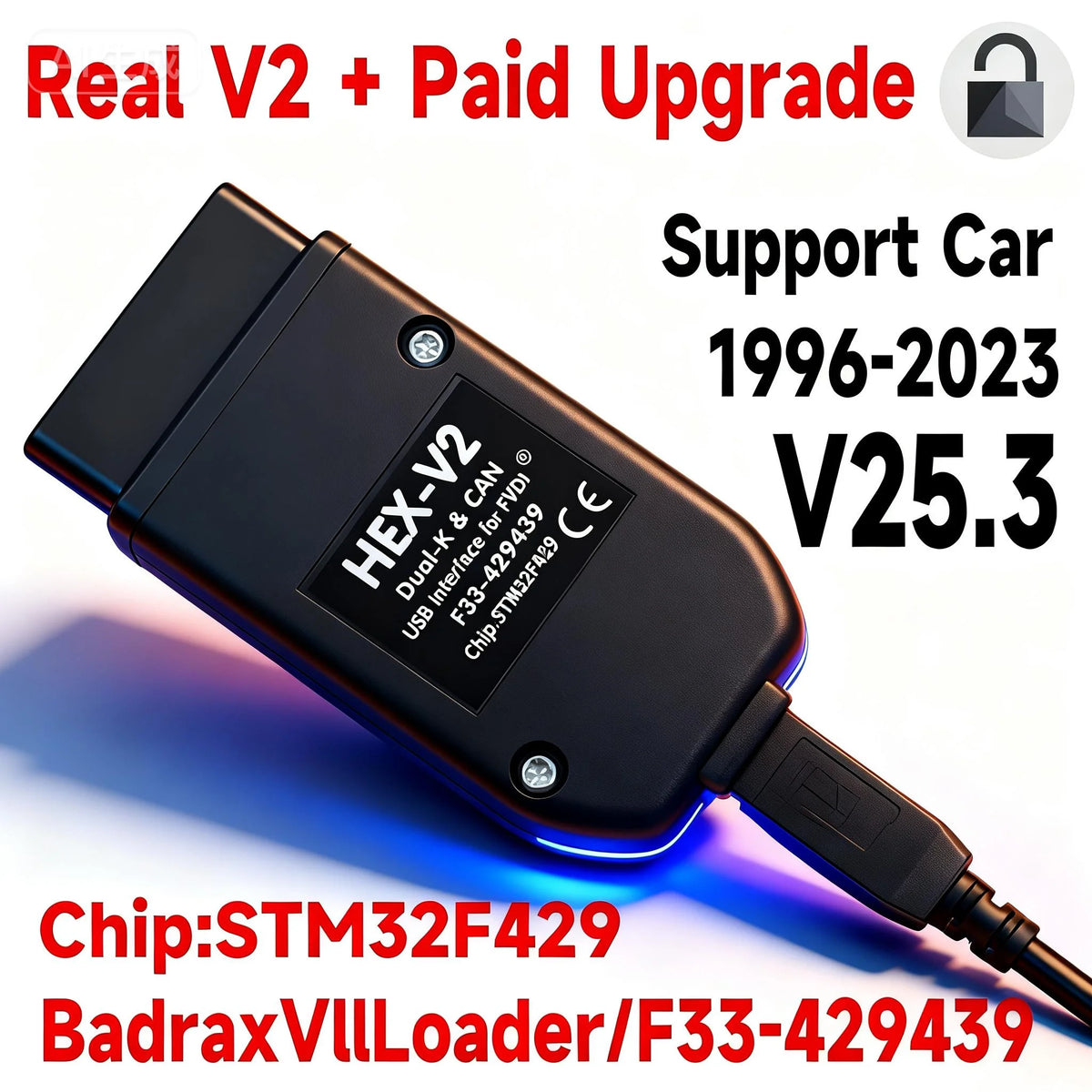 VCDSV25.3 OBD2 Diagnosetool HEX V2 – SwissGlanzGarage Ansicht 2