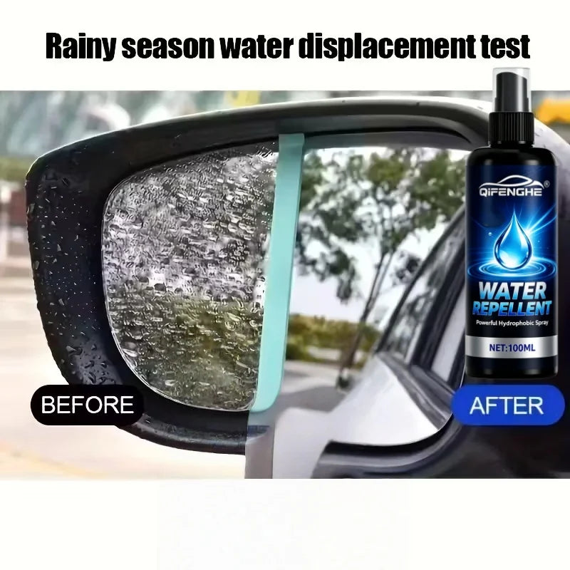Auto-Wasserabweisender Spray, Leistungsstarke Hydrophobe Beschichtung für Windschutzscheiben & Fenster