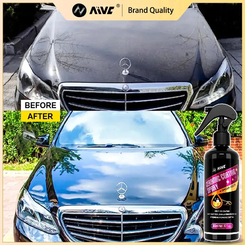 Auto-Keramikbeschichtung Spray Nano Flüssigglas Hydrophobe Anti-Kratz-Lackpflege Polierwachs