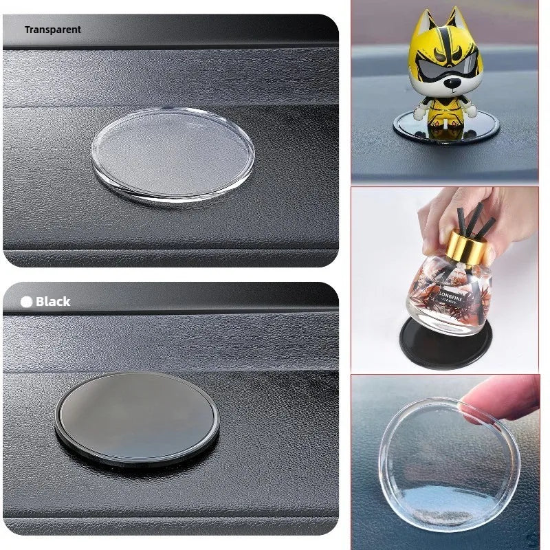 Anti-Rutsch Handy Unterlage Schwarz & Transparent
