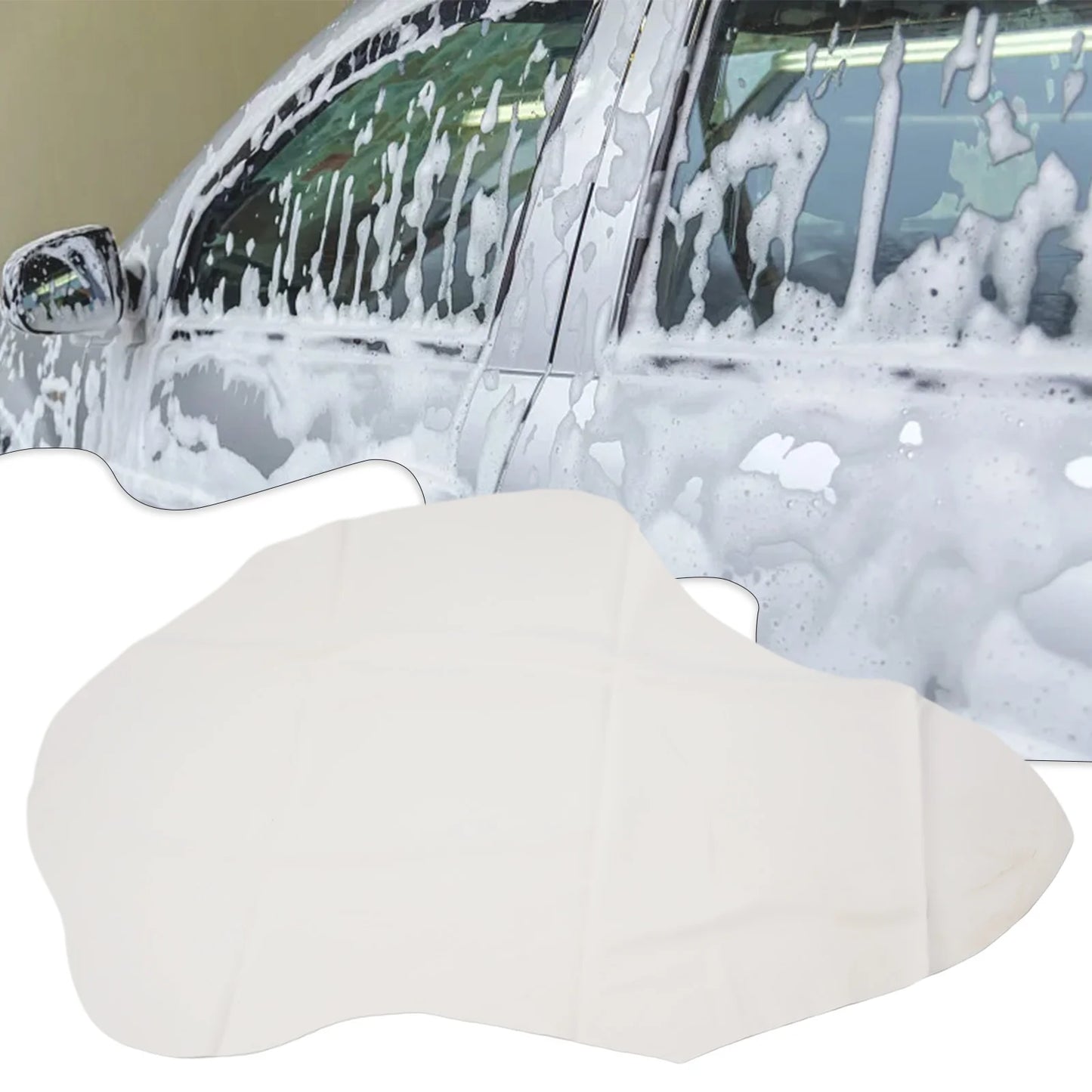 Mikrofasertuch fusselarm – in Leder-Optik – SwissGlanzGarage Ansicht 4